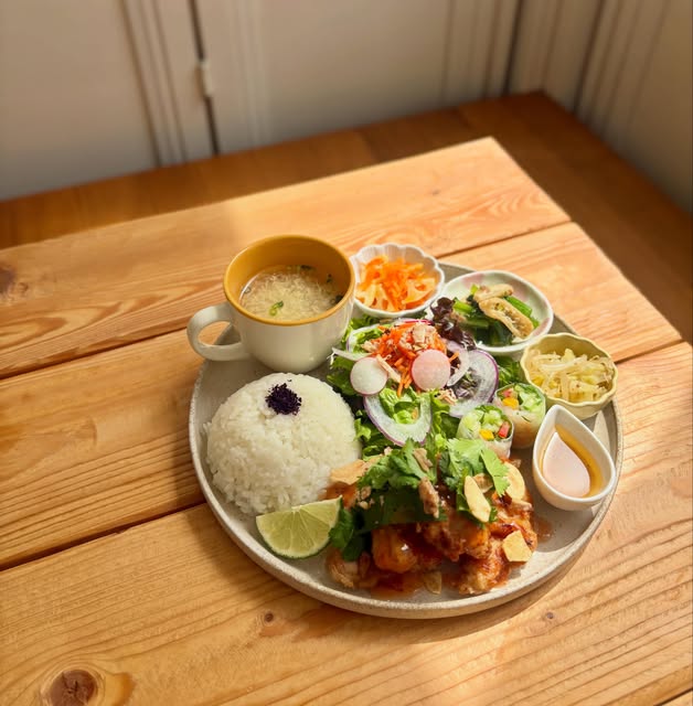 野菜たっぷりのランチプレート